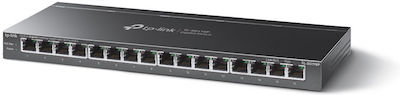 TP-LINK TL-SG116P v1 Unmanaged L2 PoE+ Switch με 16 Θύρες Gigabit (1Gbps) Ethernet