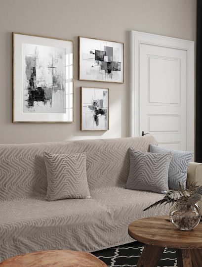 Madi Μαξιλαροθήκη Slange Beige 50x50εκ.
