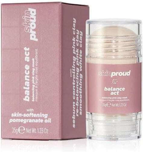 Skin Proud Balance Act Μάσκα Ομορφιάς Προσώπου για Ενυδάτωση Με Άργιλο 35gr