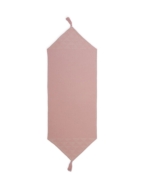 Nef-Nef Homeware Ράνερ Βαμβακερό Finley Pink 50x140εκ.