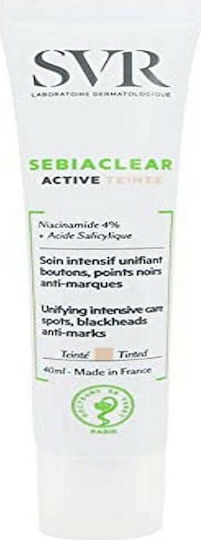 SVR Laboratoire Dermatologique Sebiaclear Active Tinted Cream Day Tinted for Oily Skin 40ml