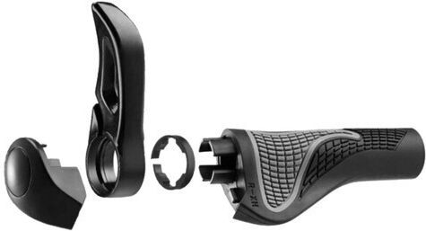 Trizand 00018315 Anatomie Fahrradlenkergriffe σε Schwarz Χρώμα