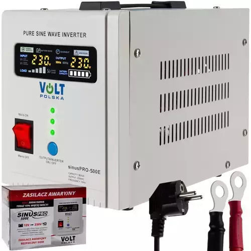 Volt Polska SINUS PRO 500 E Wechselrichter 350W 12V 3SP050012E