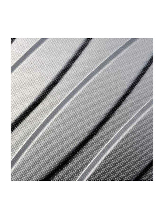 Sanitec Ένθετος Νεροχύτης Αριστερός Inox Σαγρέ Μ100xΠ50cm Ασημί