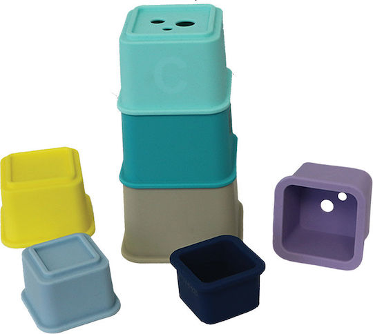 Bbluv Stacking Toy Stackable Cubes made of Silicone for 3++ Months