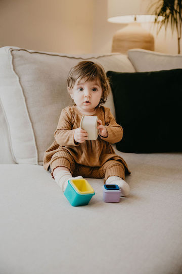 Bbluv Stacking Toy Stackable Cubes made of Silicone for 3++ Months