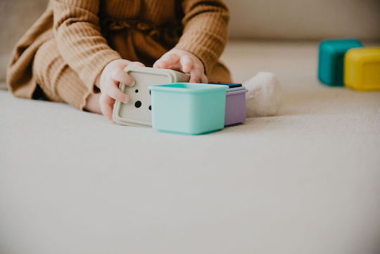 Bbluv Stacking Toy Stackable Cubes made of Silicone for 3++ Months