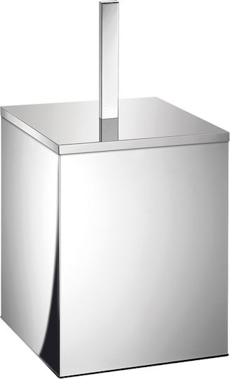 Sanco Inox Καλαθάκι Μπάνιου Soft Close 5lt Ασημί Sanco Inox Καλαθάκι Μπάνιου Soft Close 5lt Ασημί