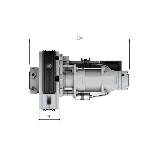 CAME Motor pentru ușă de garaj culisantă CAME H4 până la 120kg