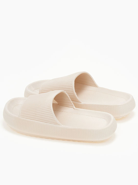 Frauen Flip Flops in Beige Farbe