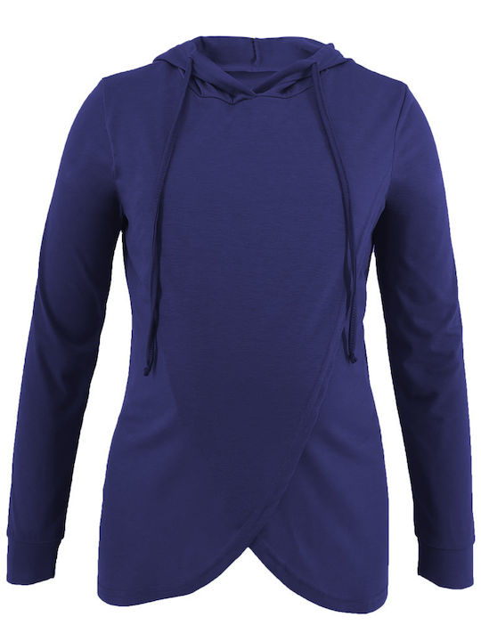 Queen Mother Maternity Top Blue