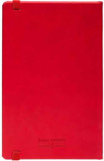 Type Center Notebook A5 Red