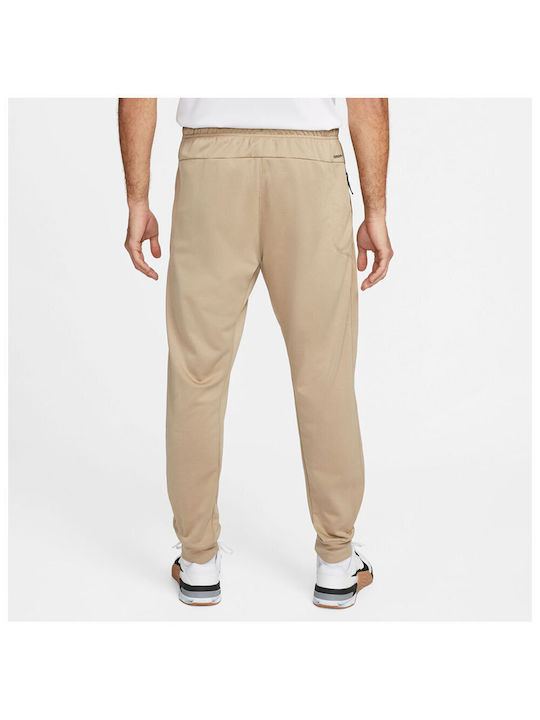 Nike Therma-FIT Men's Sweatpants with Rubber Beige