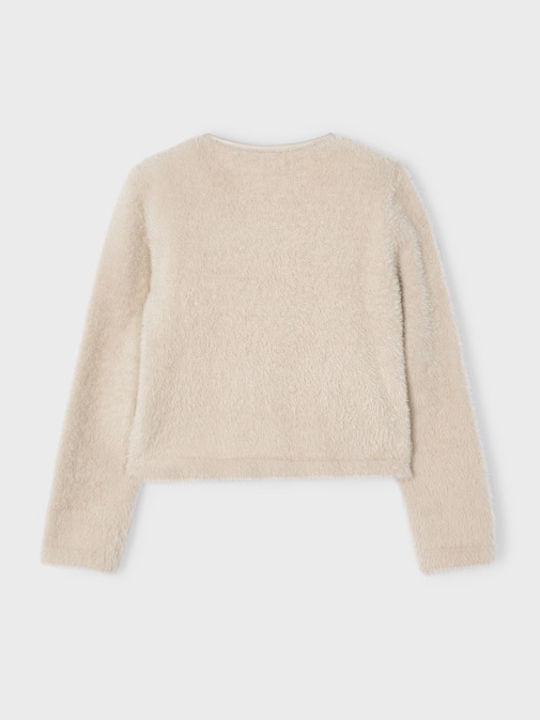 Kids Cardigan Knitted Beige