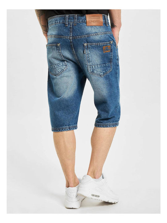 Dangerous Dngrs Herrenshorts Jeans Blau