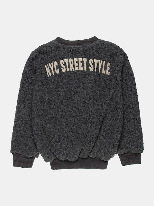Kids Cardigan Knitted Gray