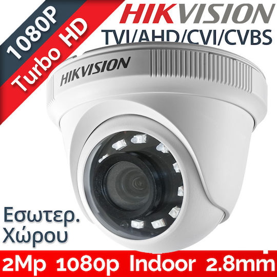 Hikvision Ds-2ce56d0t-irpf CCTV Surveillance Camera Full HD 1080p with Lens 2.8mm