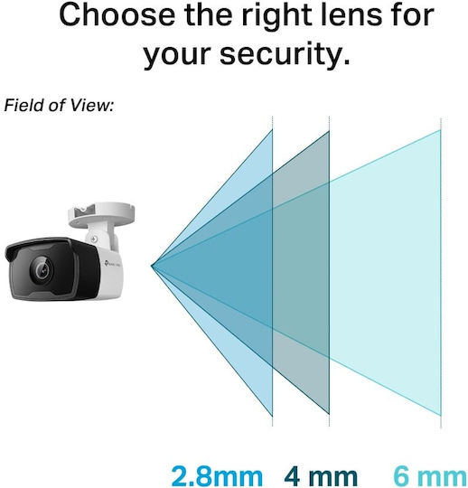 TP-LINK C340I v1 IP Cameră de Supraveghere Full HD+ 4MP Rezistentă la apă cu Lentilă 2.8mm