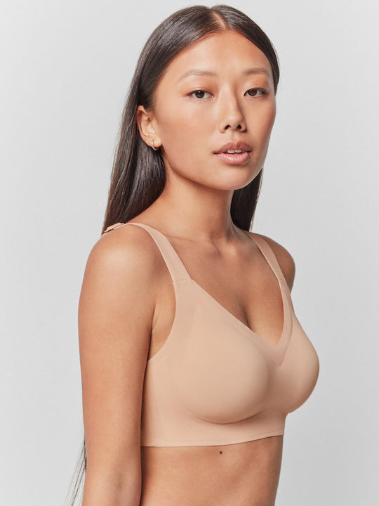Women's Bra without Padding Beige