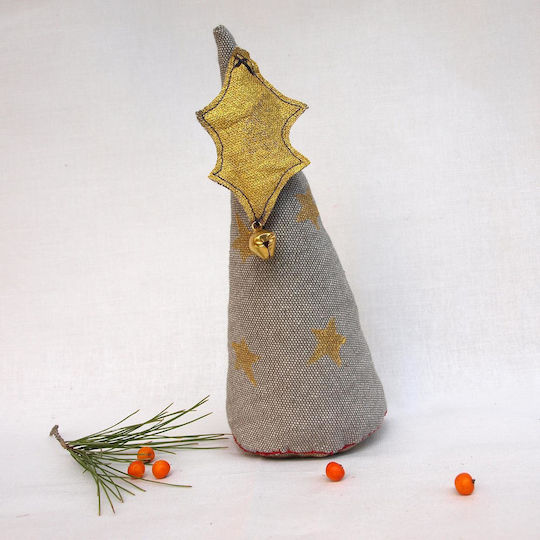 Weihnachtsdekoration Baum Kegel Gray 2Stück