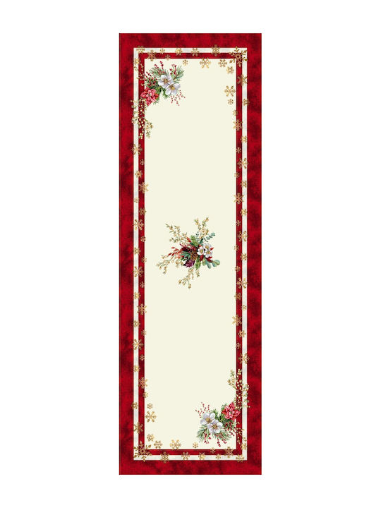 Vassiliadis Bros JOY Christmas Tablecloth Ornament L40xW100cm