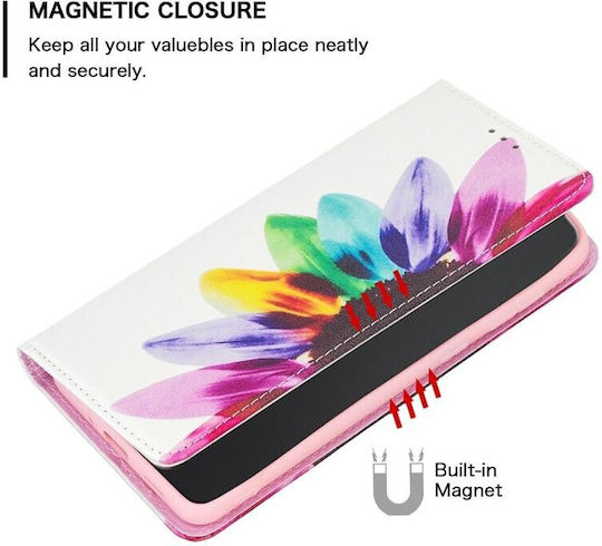 Colored Drawing Invisible Book Leather (Redmi 10 5G)