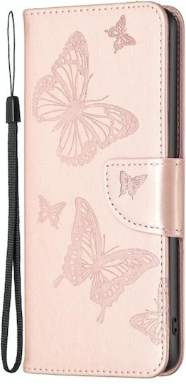 Two Butterflies Wallet Ροζ Χρυσό (Redmi 10 5G)