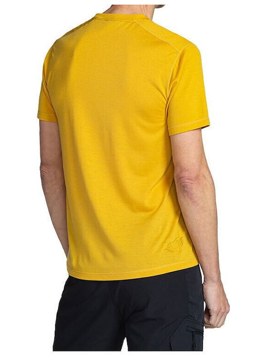 Kilpi Men's Athletic T-shirt Short Sleeve Gold