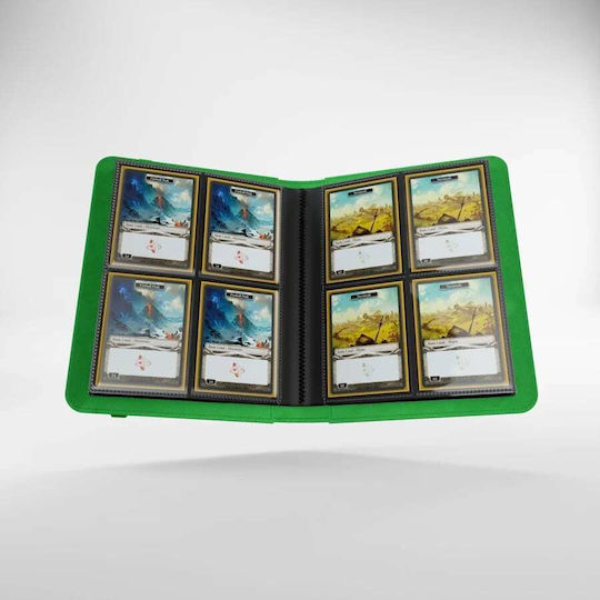 Gamegenic Prime Album 8 Pocket Binder 4-Pocket Standard Size Green
