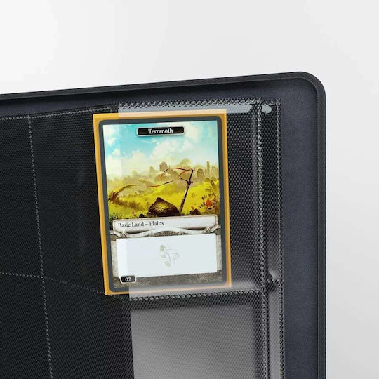 Gamegenic Zip-Up Album 18 Pocket Binder 9-Pocket Standard Size Black