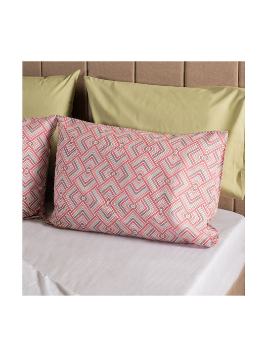 Cokitex Echo Pillowcase Set with Envelope Cover Orange 50x70cm.