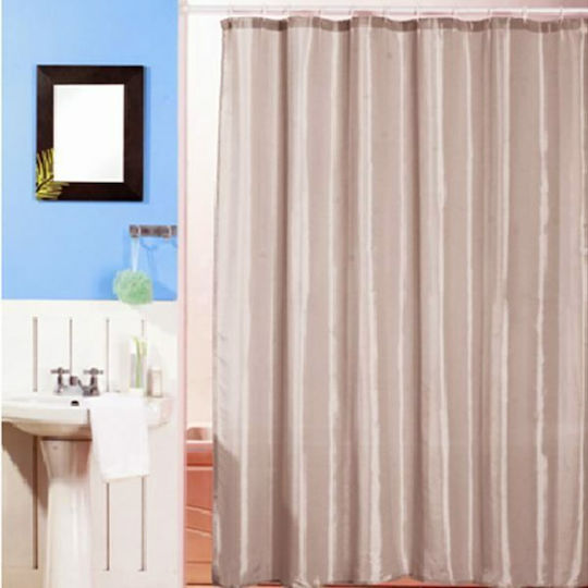 Cyclops Duschvorhang Stoff 180x200cm Beige