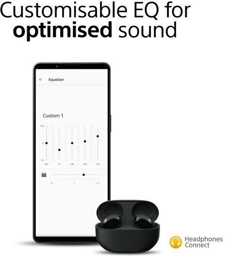 Sony WF-1000XM5 In-ear Bluetooth Handsfree Headphones with Sweat Resistance and Charging Case Black
