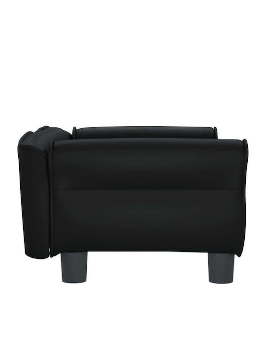 vidaXL Sofa Dog Bed Black 70x45cm