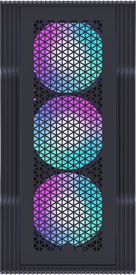 1STPLAYER Trilobite T3 Gaming Midi Tower Κουτί Υπολογιστή με Πλαϊνό Παράθυρο Μαύρο