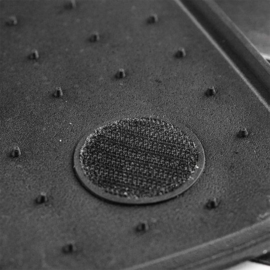 Cartech Set of Front and Rear Mats 4pcs Black