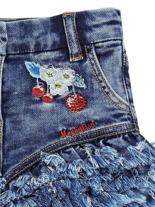 Kinder-Shorts/Bermudas Denim Blau