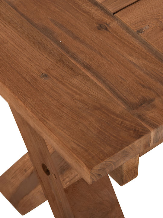 Bench Outdoor Wooden 220x40x45cm
