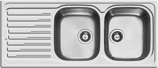 Pyramis Amaltia 2B 1D Ένθετος Inox Σαγρέ Μ116xΠ50cm Ασημί Pyramis Amaltia 2B 1D Ένθετος Inox Σαγρέ Μ116xΠ50cm Ασημί