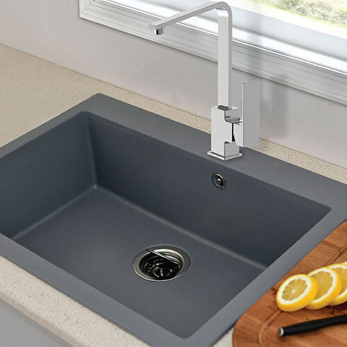 Crown Quadra Q70 Ένθετος από Συνθετικό Γρανίτη Μ70xΠ50cm