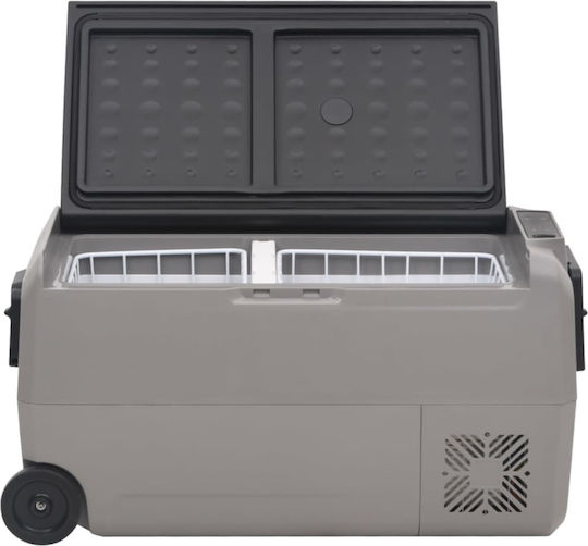 vidaXL Tragbarer Kühlschrank 60lt 12V / 240V / 24V Schwarze