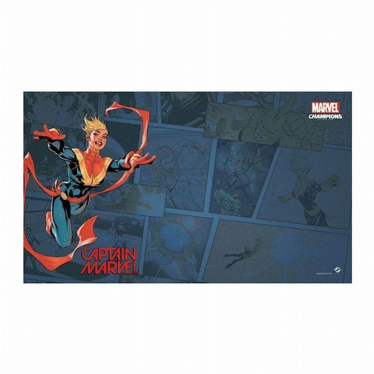 Fantasy Flight Marvel Champions: The Card Game – Captain Marvel Game Mat Playmat GMS06