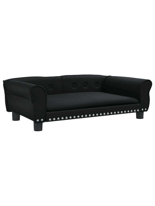 vidaXL Sofa Dog Bed Black 95x55cm.