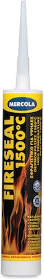 Mercola Fireseal Sealant Silicone High Temperature Black 310ml