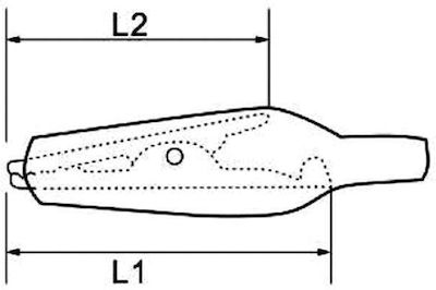 Κροκοδειλάκι 5A 44.5mm 011130090