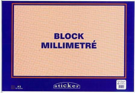 Salko Paper Bloc Notes 50 Foi A3 Pătrată