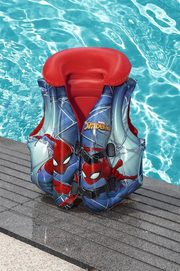 Bestway Παιδικό Γιλέκο Κολύμβησης Spiderman Φουσκωτό