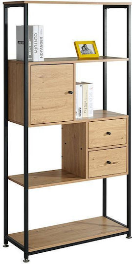 Bibliothek Edge Grau Eiche 78x30x158cm Bibliothek Edge Grau Eiche 78x30x158cm
