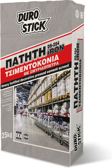 Durostick DS-254 Πατητή Τσιμεντοκονία με Σμυριδόπετρα Ανθρακί ΤΣ254ΑΝΘ25 25kg