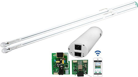 Tele Μοτέρ για Κουρτίνες Ελεγκτής Μέσω Wi-Fi YET-848WFR